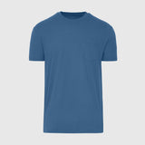 Stone Blue Pocket Crew Tee