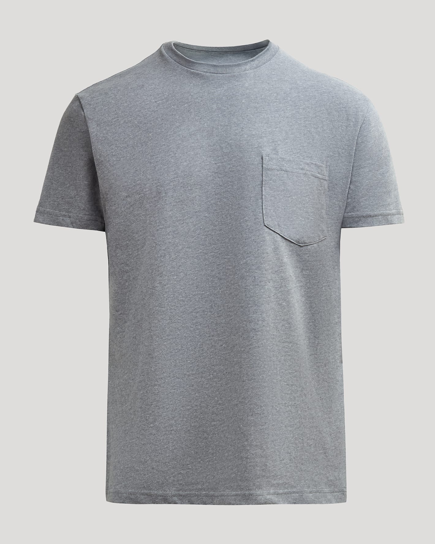 Heather Gray Heavyweight Pocket Crew