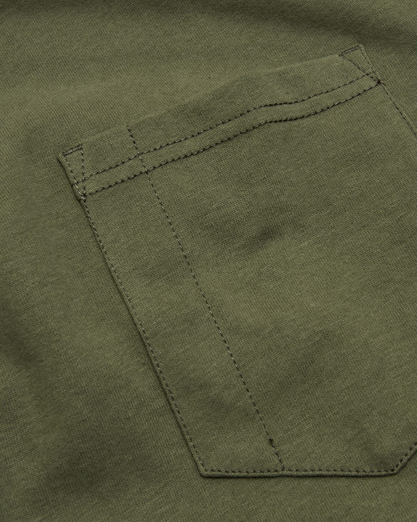 Military Green Heavyweight Pocket Crew