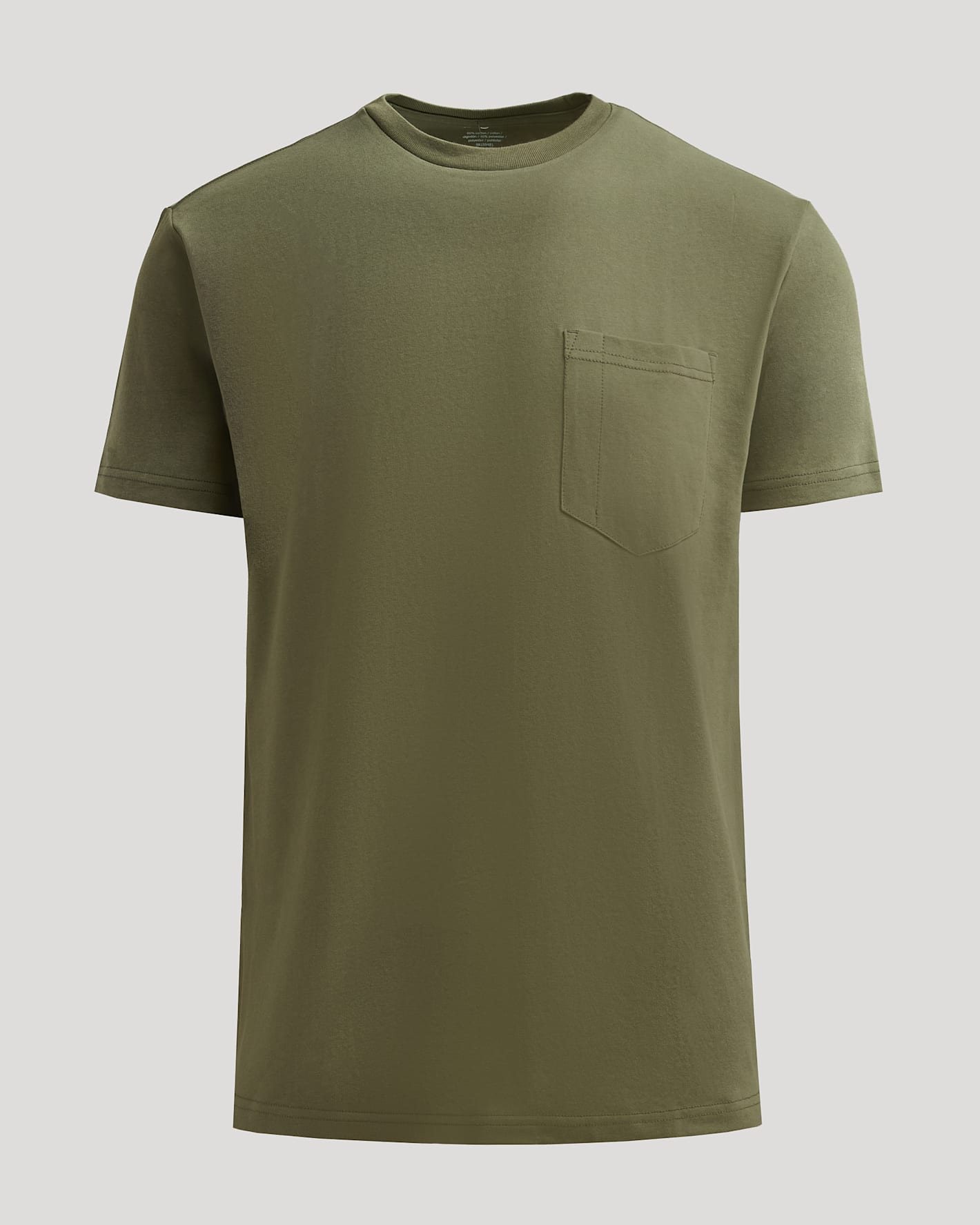Military Green Heavyweight Pocket Crew