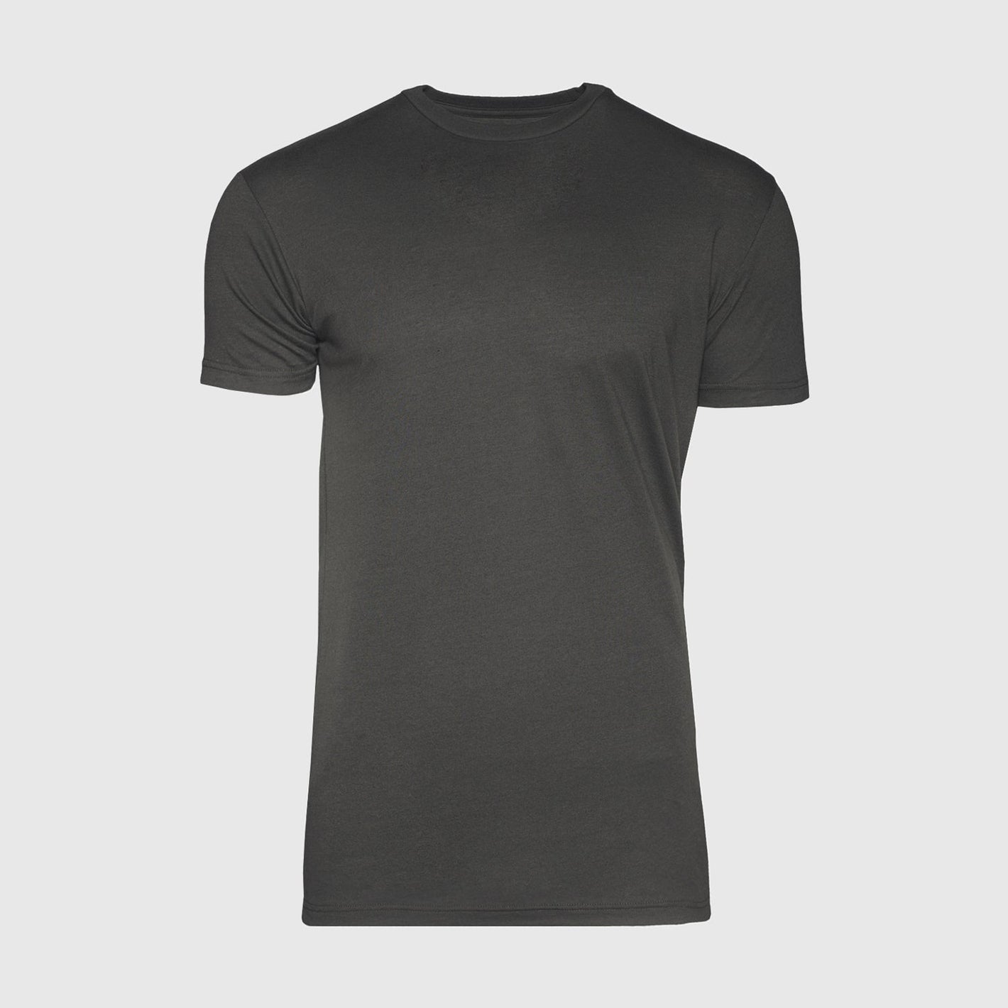 Carbon Tall Round Hem Crew Neck T-Shirt