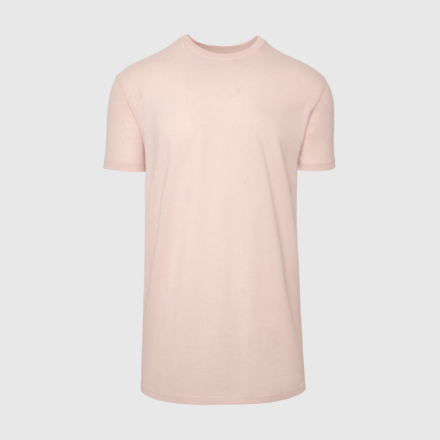 Dusty Pink Tall Round Hem Crew Neck T-Shirt