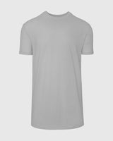 Glacier Gray Tall Round Hem Crew Neck T-Shirt