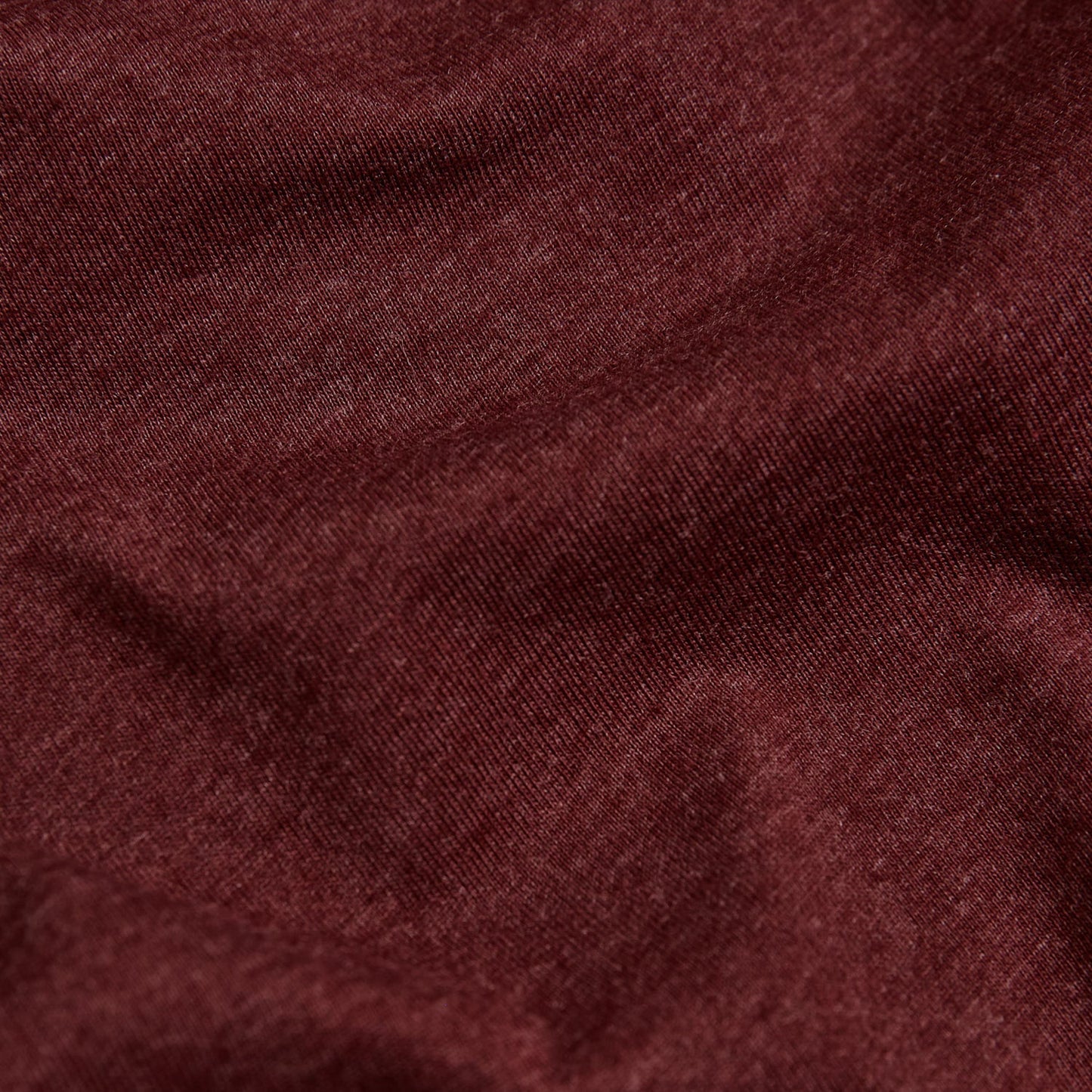 Heather Burgundy Tall Round Hem Crew Neck T-Shirt