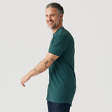Heather Emerald Tall Round Hem Crew Neck T-Shirt