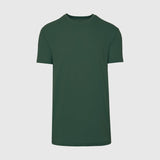 Hunter Green Tall Round Hem Crew Neck T-Shirt