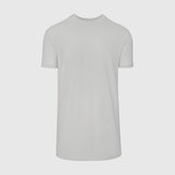 Light Gray Tall Round Hem Crew Neck T-Shirt