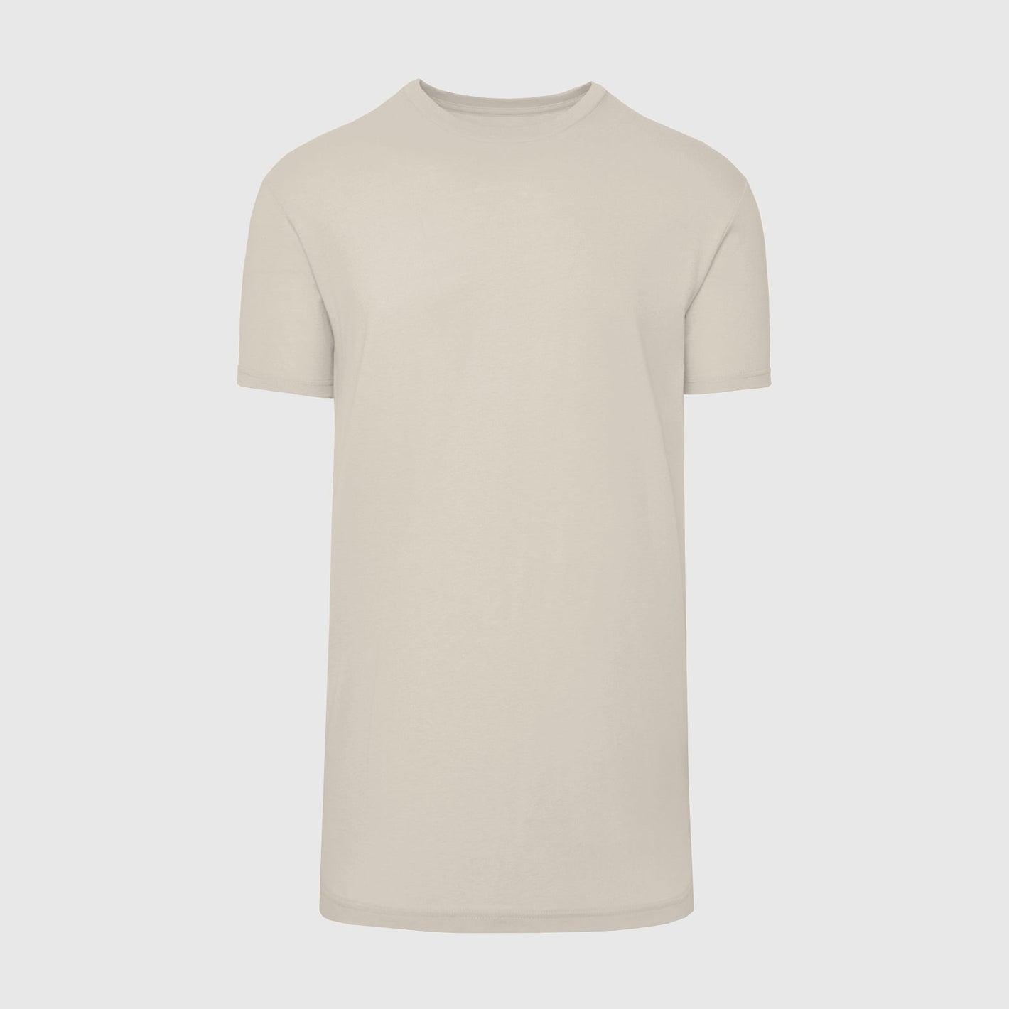 Sandstone Tall Round Hem Crew Neck T-Shirt