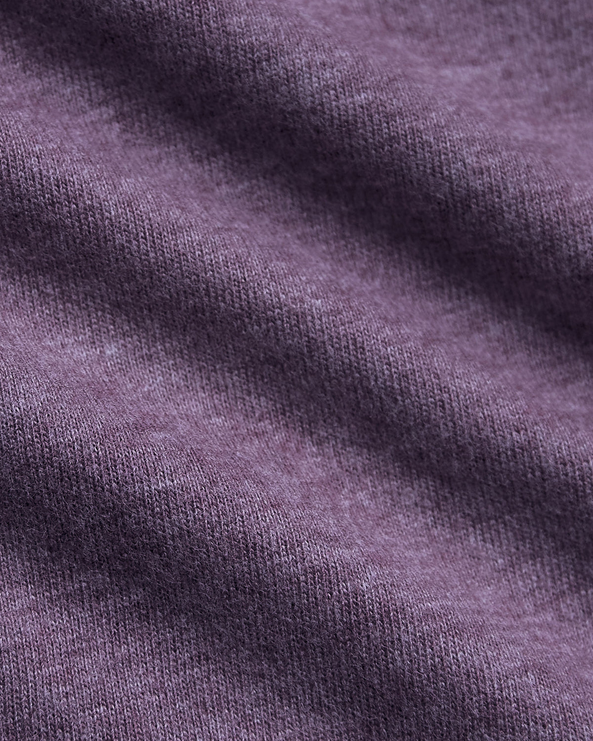 Dark Heather Plum Tall Straight Hem Crew Neck T-Shirt