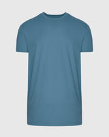 Sapphire Tall Straight Hem Crew Neck T-Shirt