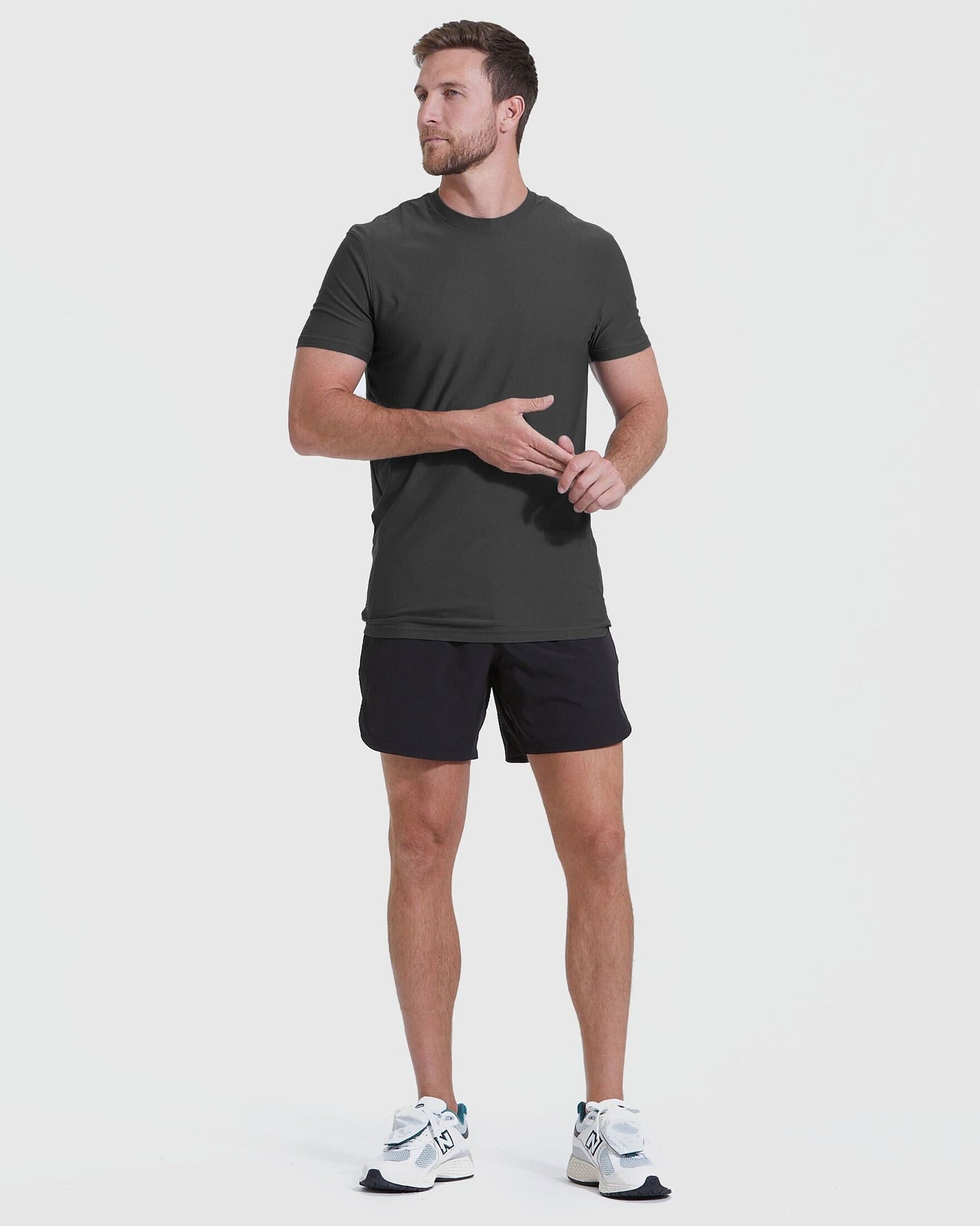 Carbon Tall Active Crew Neck