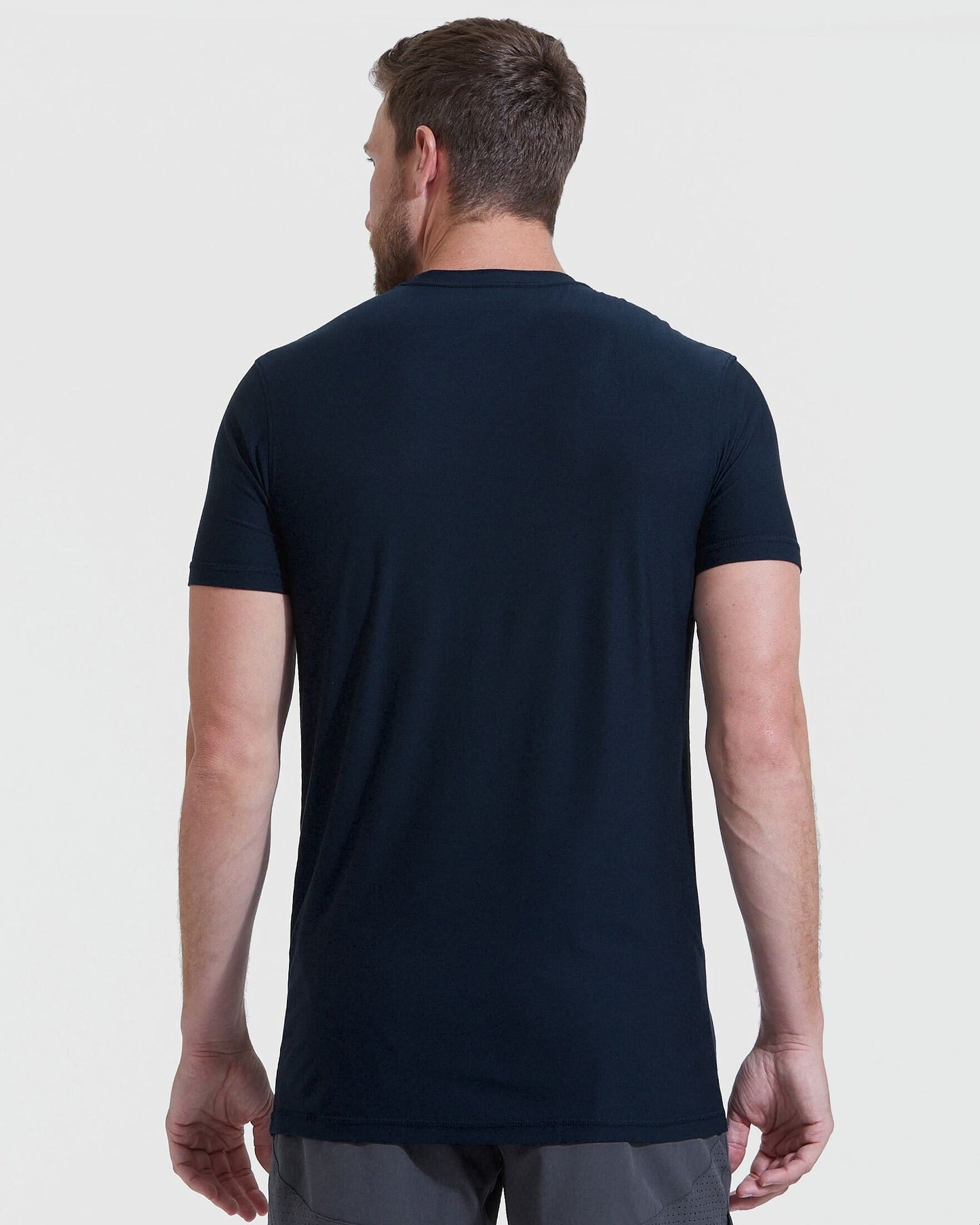 Navy Tall Active Crew Neck