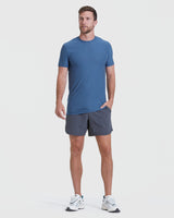 Stone Blue Tall Active Crew Neck