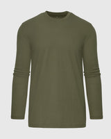 Military Green Tall Long Sleeve T-Shirt