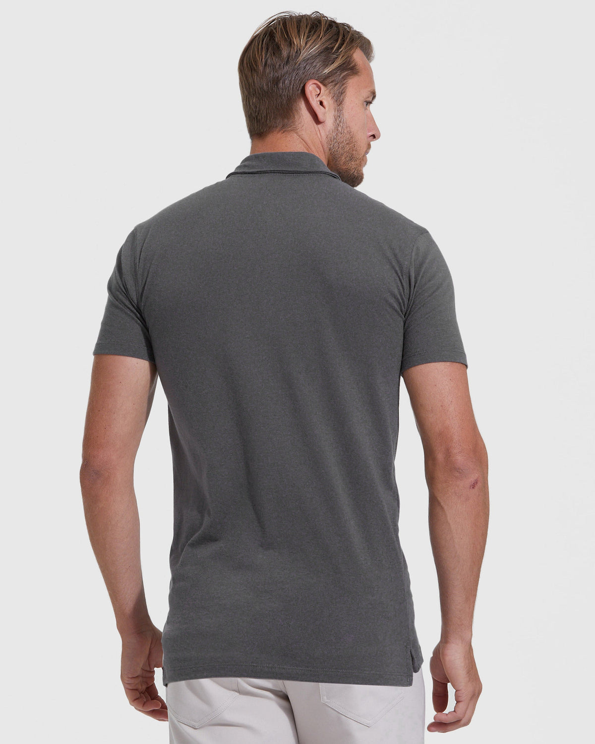 Carbon Short Sleeve Tall Polo