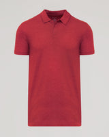 Dark Heather Lava Short Sleeve Tall Polo