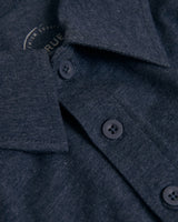 Heather Navy Short Sleeve Tall Polo
