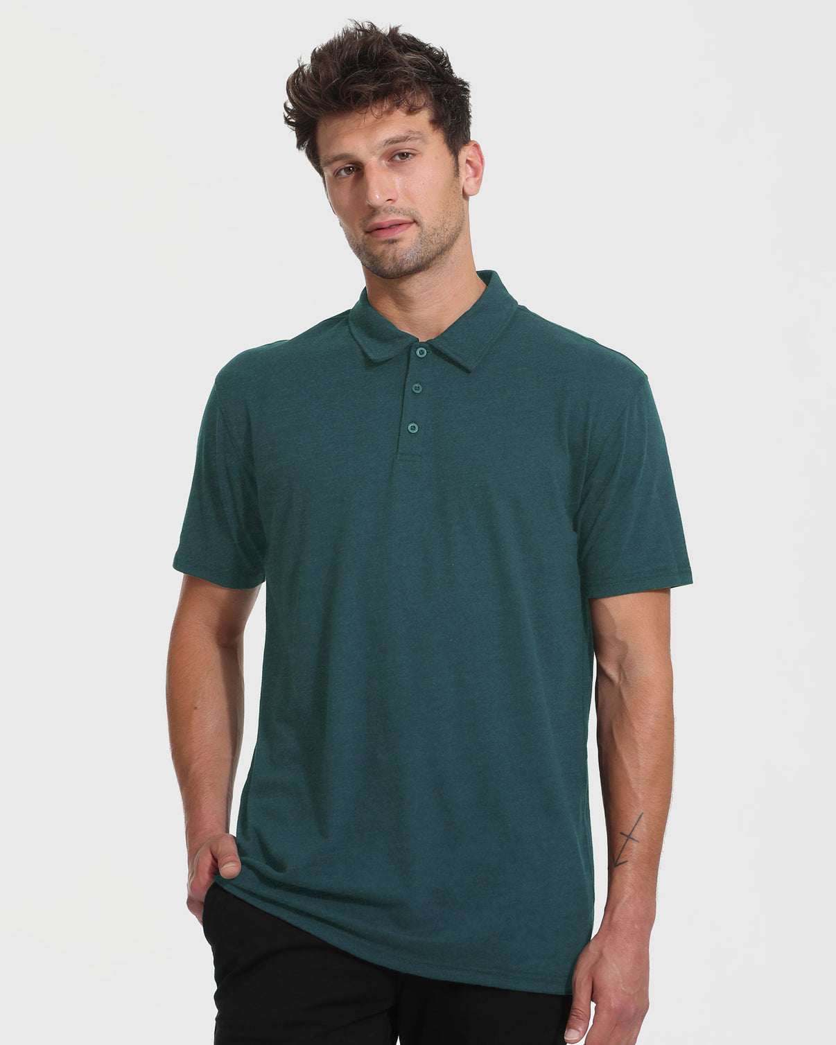 Heather Seafarer Short Sleeve Tall Polo – True Classic Corporate Wholesale