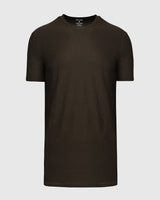 Dark Heather Cocoa Tall Active Crew Neck 2.0
