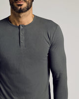Carbon Tall Classic Long Sleeve Henley