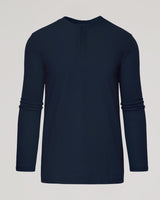 Navy Tall Classic Long Sleeve Henley