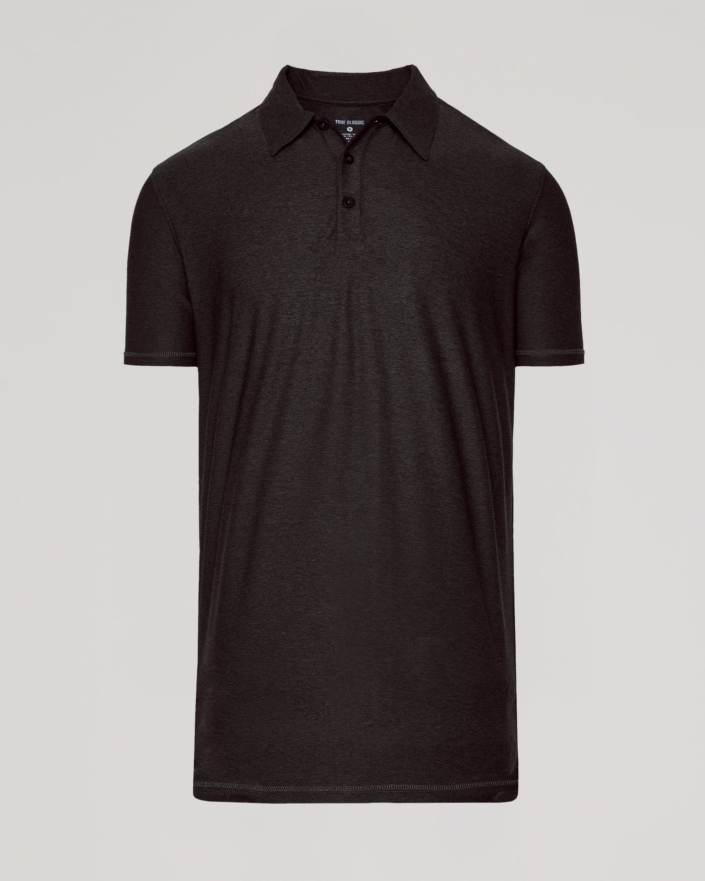 Dark Heather Cocoa Short Sleeve Tall Active Polo