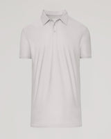 Light Heather Gray Short Sleeve Tall Active Polo