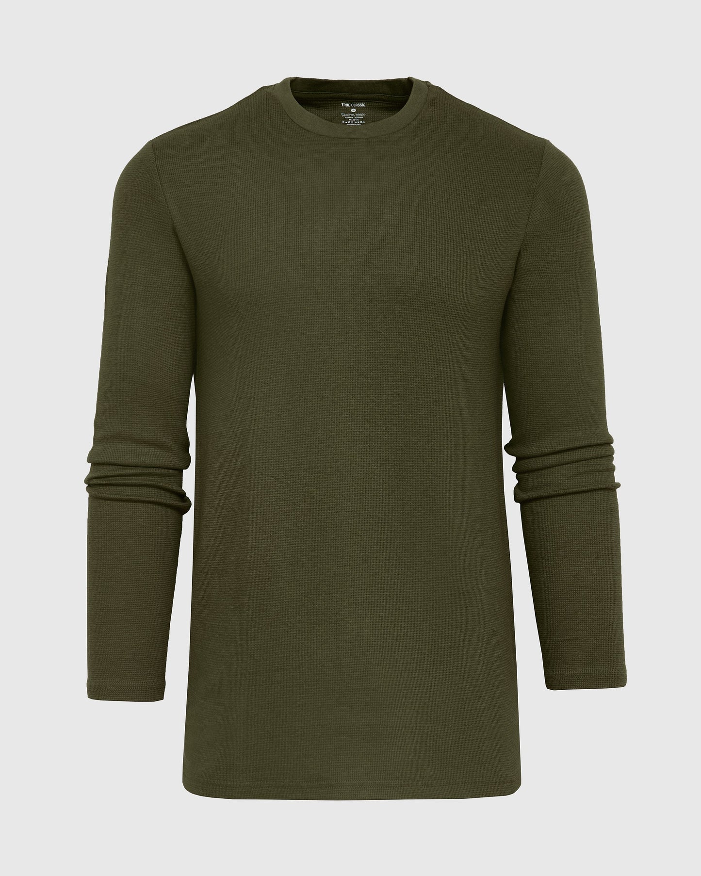 Kelp Long Sleeve Tall Waffle Crew