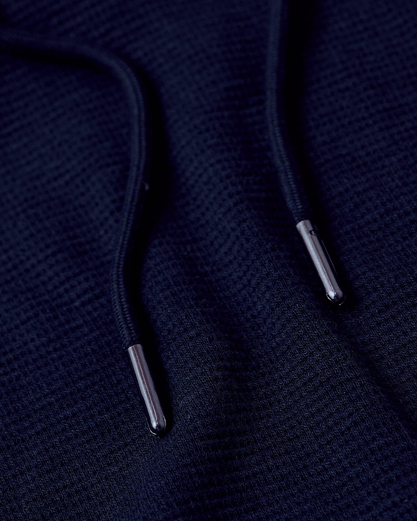Navy Tall Waffle Hoodie