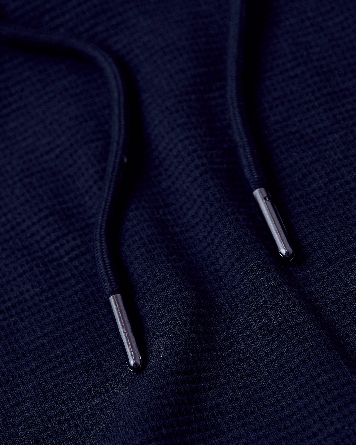 Navy Tall Waffle Hoodie