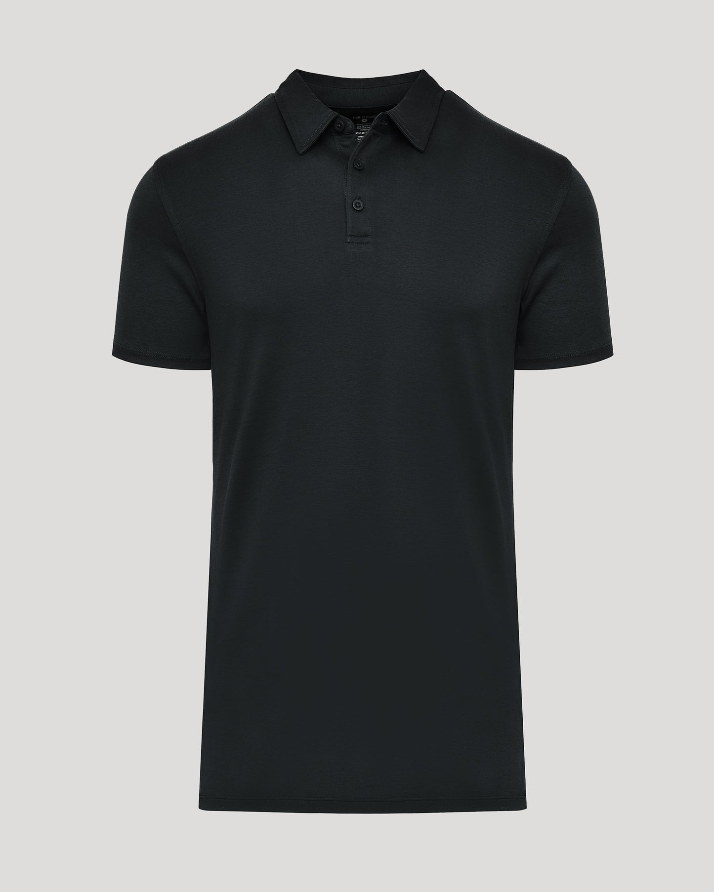 Black Tall Pima Polo