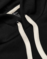 Black Tall Fleece French Terry Pullover Hoodie