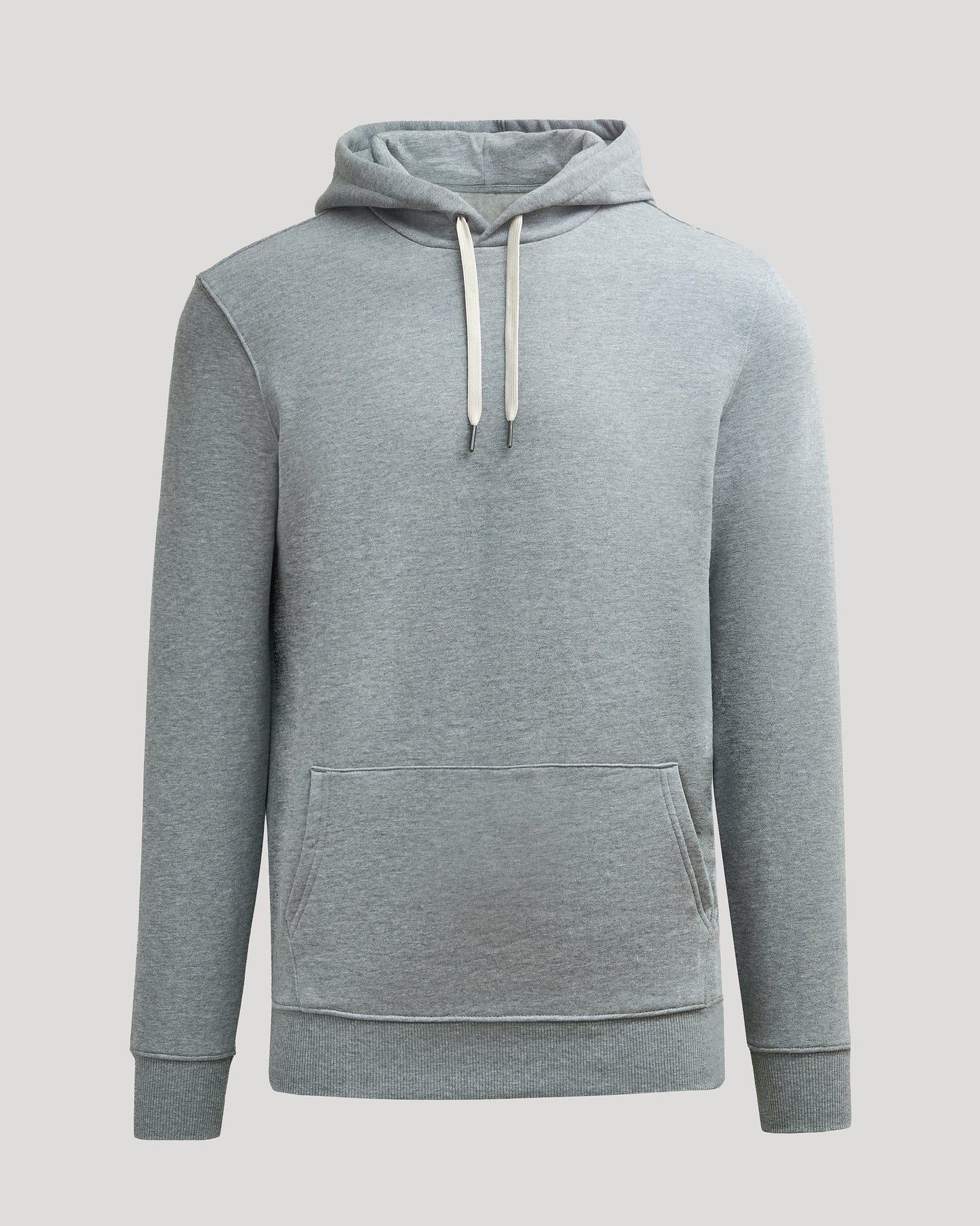Medium Heather Gray Tall Fleece French Terry Pullover Hoodie