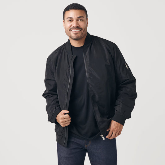 Black Bomber Jacket