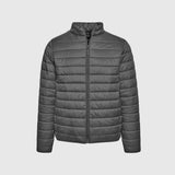 Gun Metal Quilted Puffer Jacket