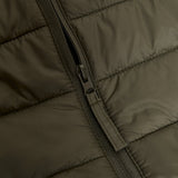 Military Green Quilted Puffer Jacket