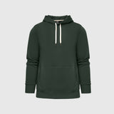 Hunter Green Fleece French Terry Pullover Hoodie