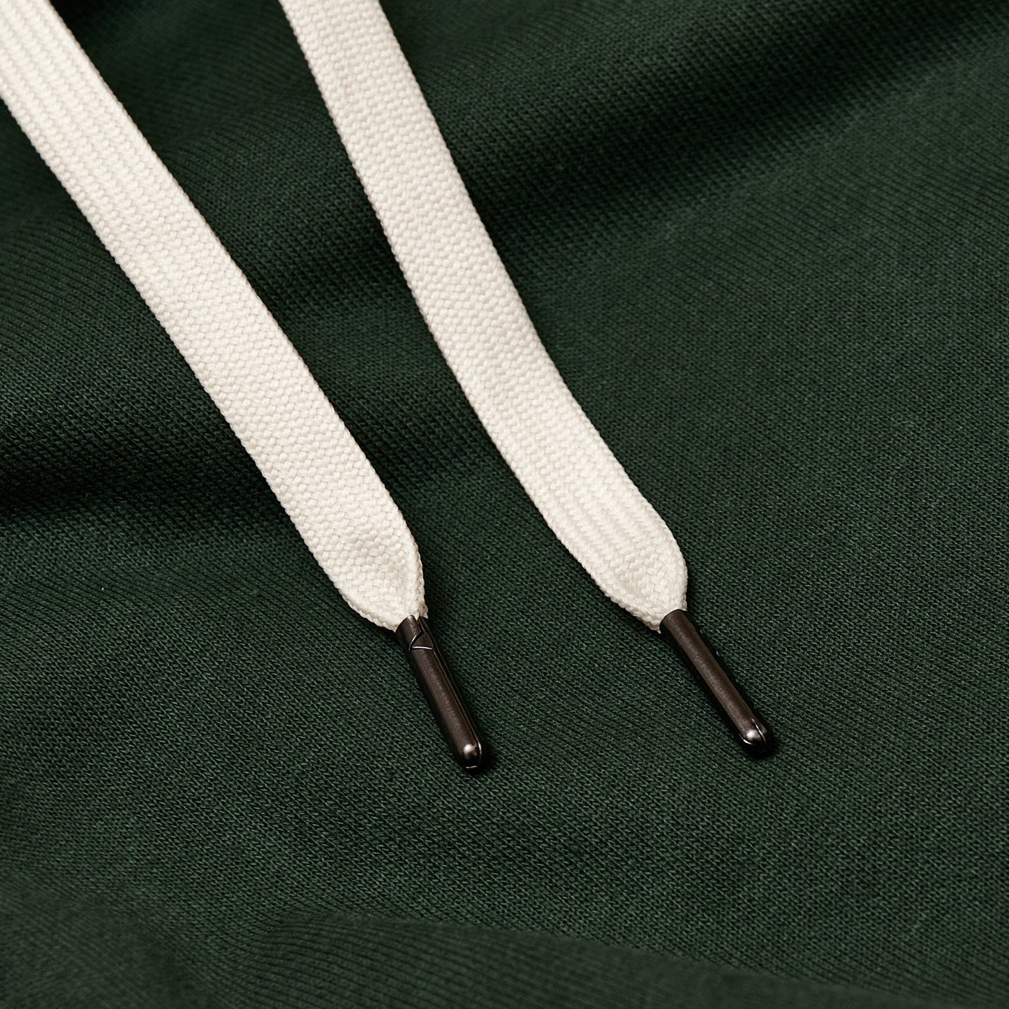 Hunter Green Fleece French Terry Pullover Hoodie