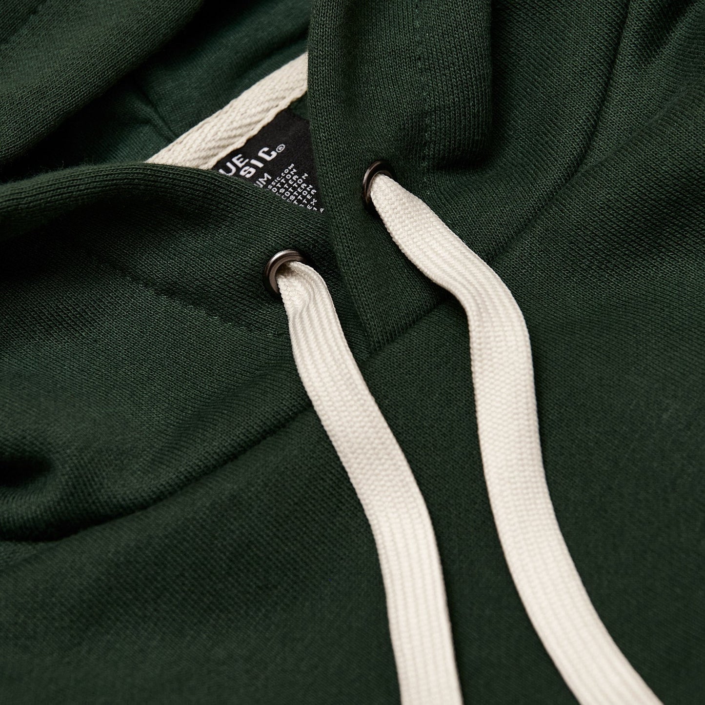 Hunter Green Fleece French Terry Pullover Hoodie