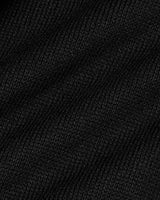 Black Sweater Fleece Jacket