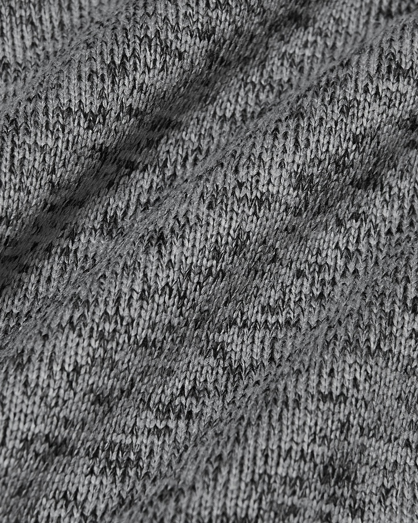 Gray Sweater Fleece Jacket