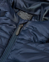 Navy Hooded Puffer Jacket