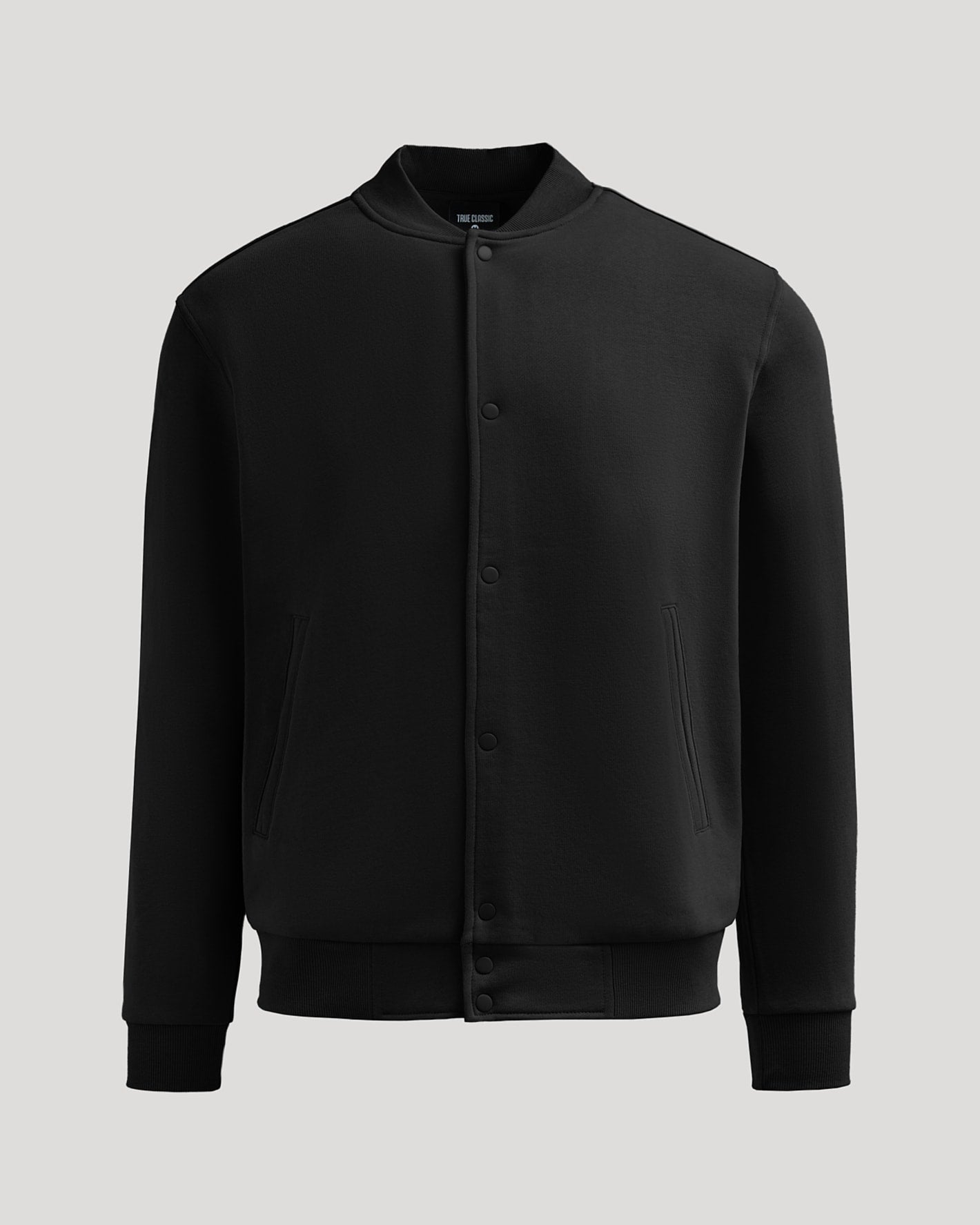 Black Fleece Bomber Jacket