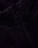 Black Sherpa Full Zip Jacket