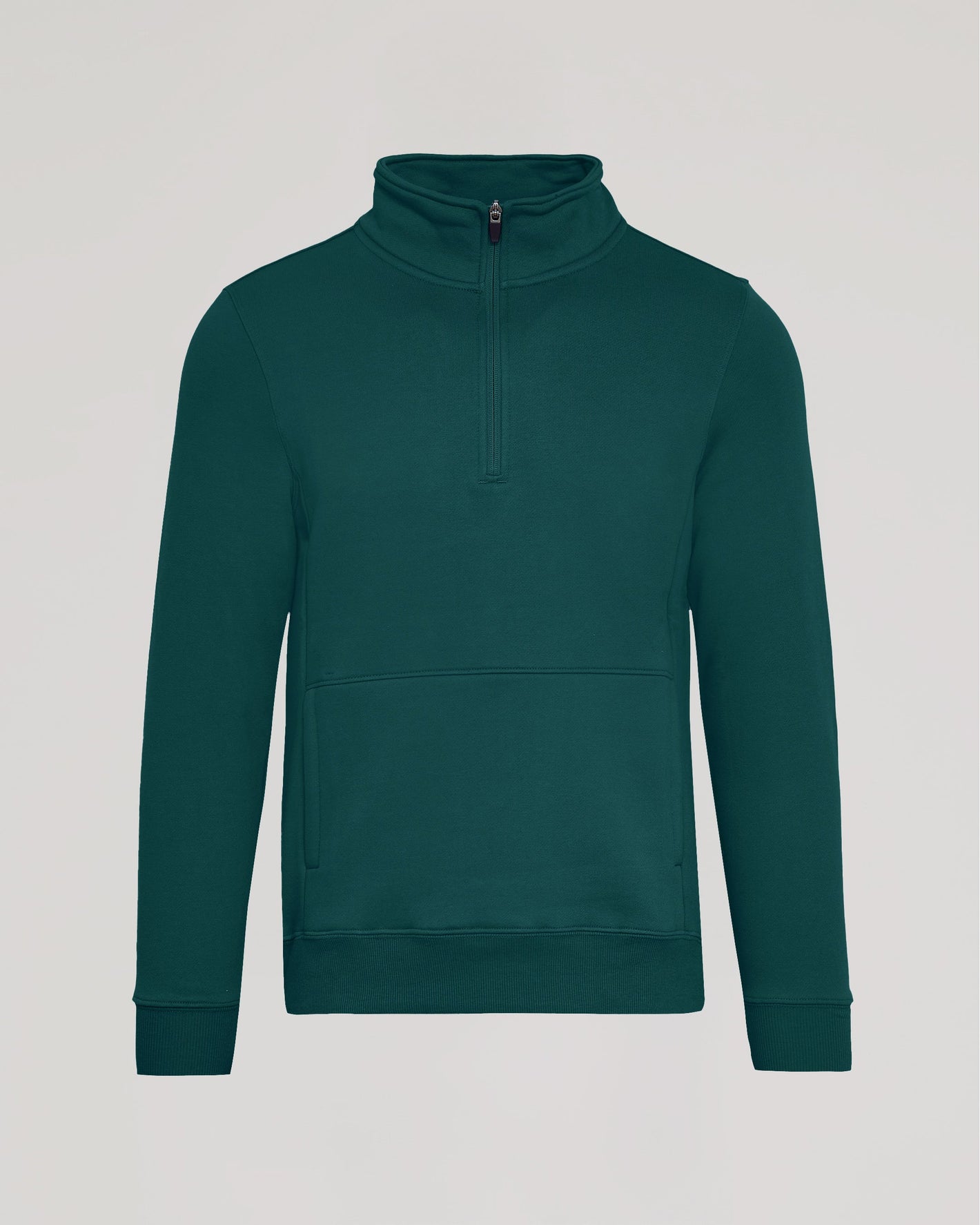 Emerald Half Zip Fleece Sweatshirt