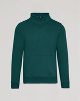 Emerald Half Zip Fleece Sweatshirt