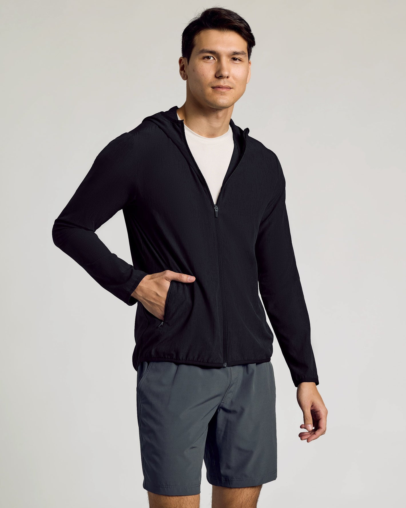 Black Active Shell Jacket