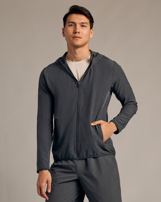 Charcoal Heather Gray Active Shell Jacket