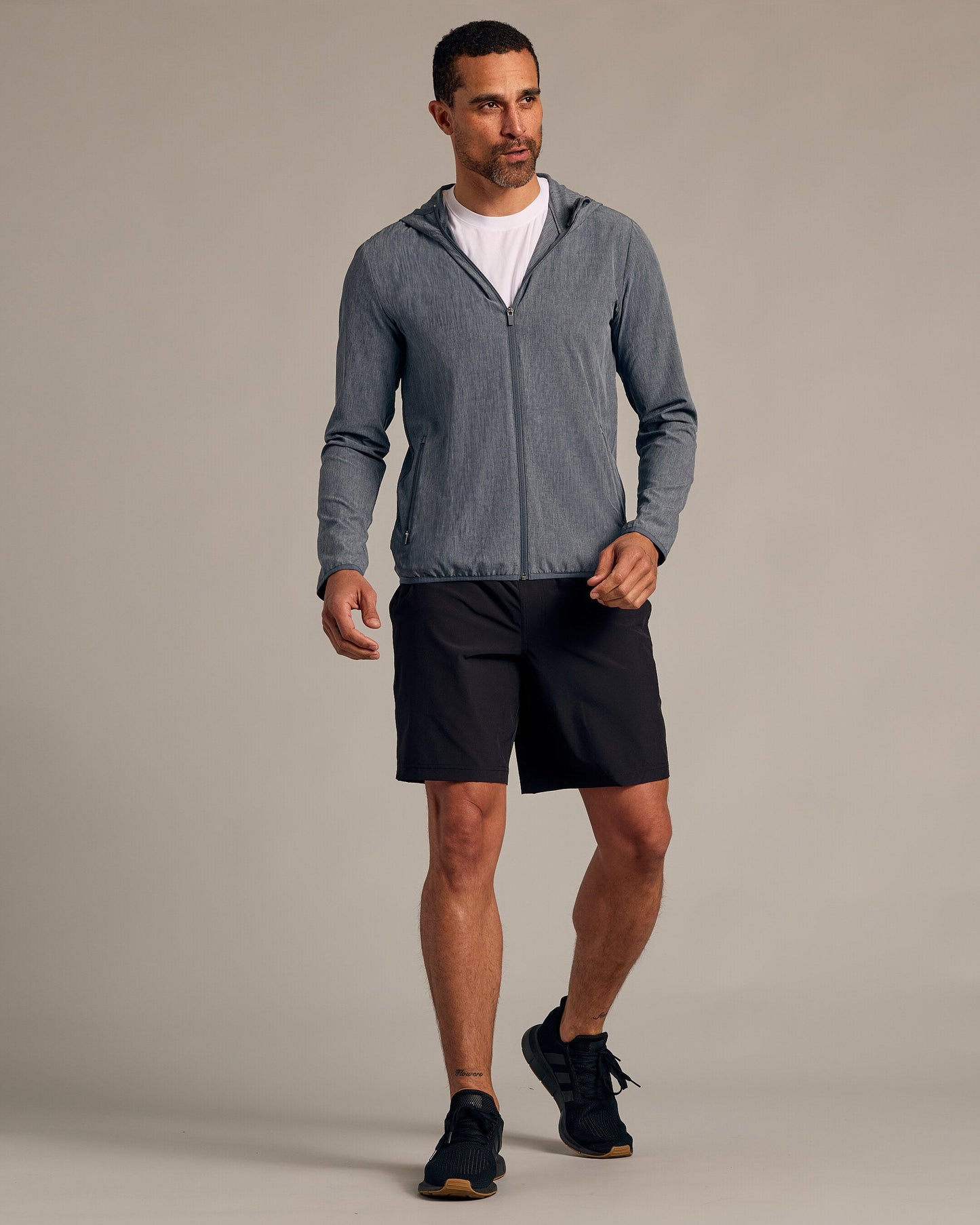 Heather Navy Active Shell Jacket