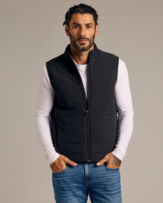 Black Puffer Vest 2.0